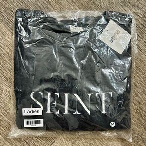 SEINT Cropped Sweatshirt- Charcoal